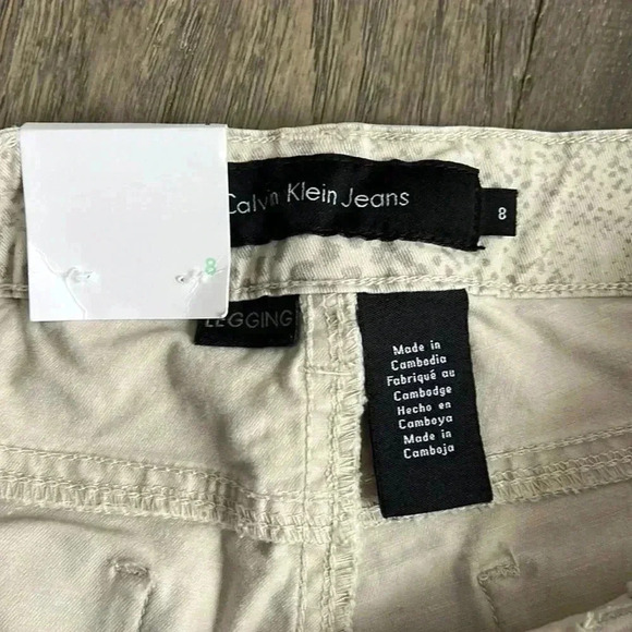 ✨🆕CALVIN Klein🆕✨ | Light snake print jean legging - Picture 5 of 9